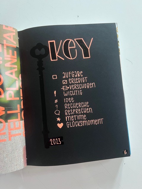 Bullet Journal Key