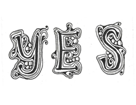 Zentangle und Letters